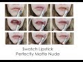 New Swatch Avon Lipsticks Perfectly Matt Nude