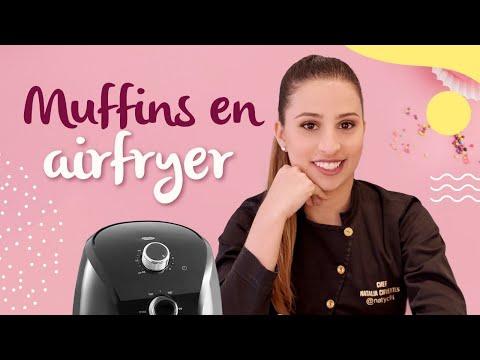 Video: Muffins De Chocolate En La Airfryer