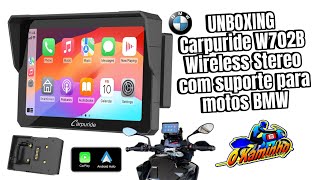 UNBOXING CARPURIDE W 702 B COM SUPORTE PARA MOTOS BMW