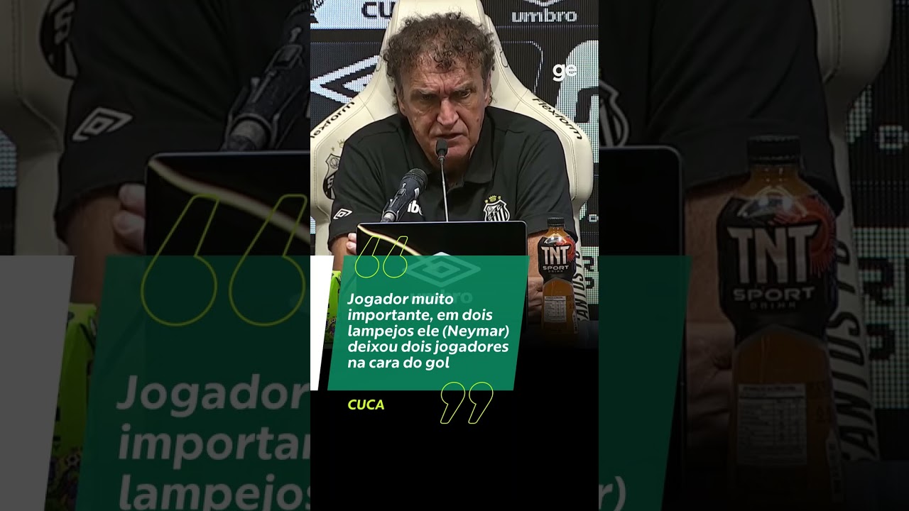 CUCA COMENTA SOBRE NEYMAR: DEIXOU DOIS JOGADORES NA CARA DO GOL | #shorts | ge.globo