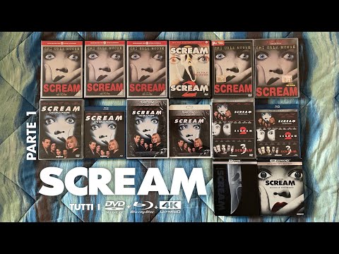 Video Tutte le edizioni italiane di SCREAM (Unboxing DVD, Blu-Ray & 4K Ultra HD) [Parte 1/2]