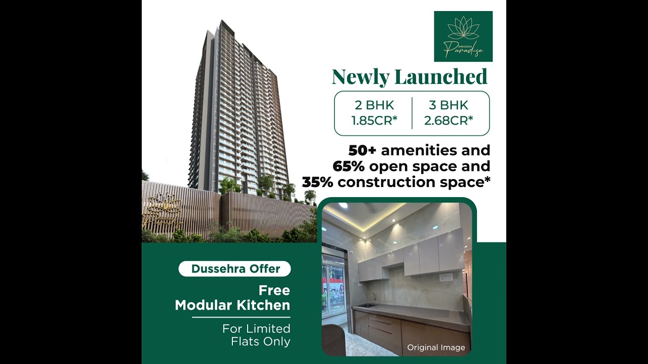 Limited offer on Newly Launched Shraddha Paradise in this Dussehra Season.