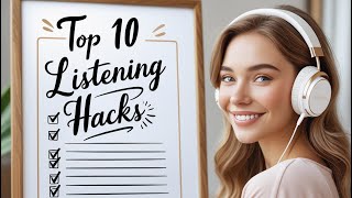 Top 10 Listening Hacks to Speak Better English!