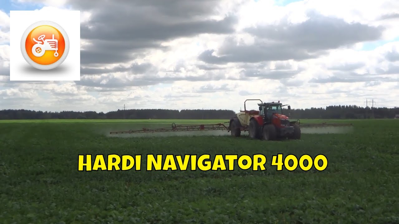 Spraying 2018 | Massey Ferguson 7624 working with Hardi Navigator 4000 trailed sprayer