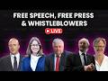Free Speech, Free Press & Whistleblowers: Assange, McBride, Boyle & Duggan