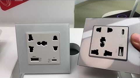 Ổ cắm âm tường đa năng tích hợp sạc Type C 18 W | | Smart Homekit