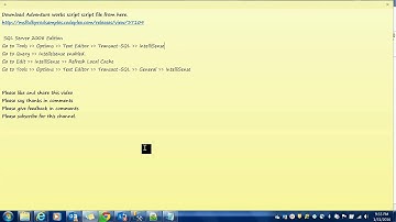 How to enable complete intelliSense features in sql server