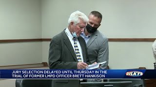 Jury selection delayed for former LMPD officer involved in deadly Breonna Taylor raid