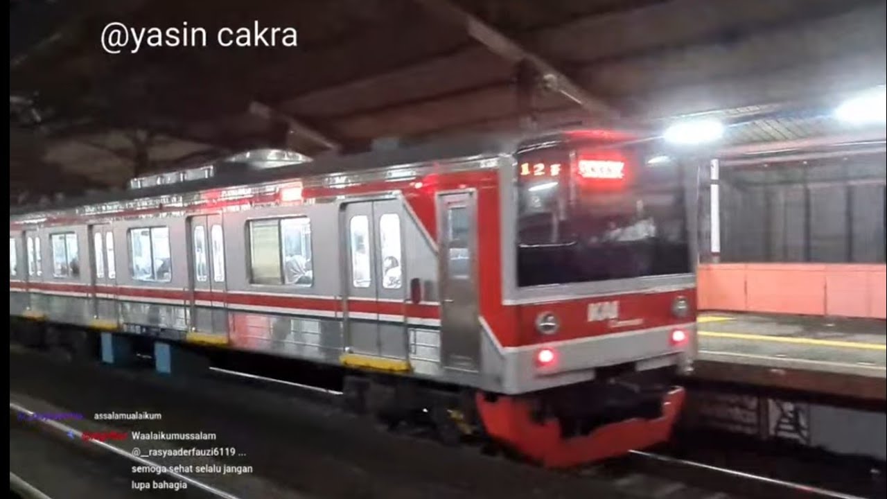 NAIK KERETA JAKARTA KOTA TUJUAN AKHIR BOGOR DAEI KEMAYORAN,KRL COMMUTERLINE JABODETABEK