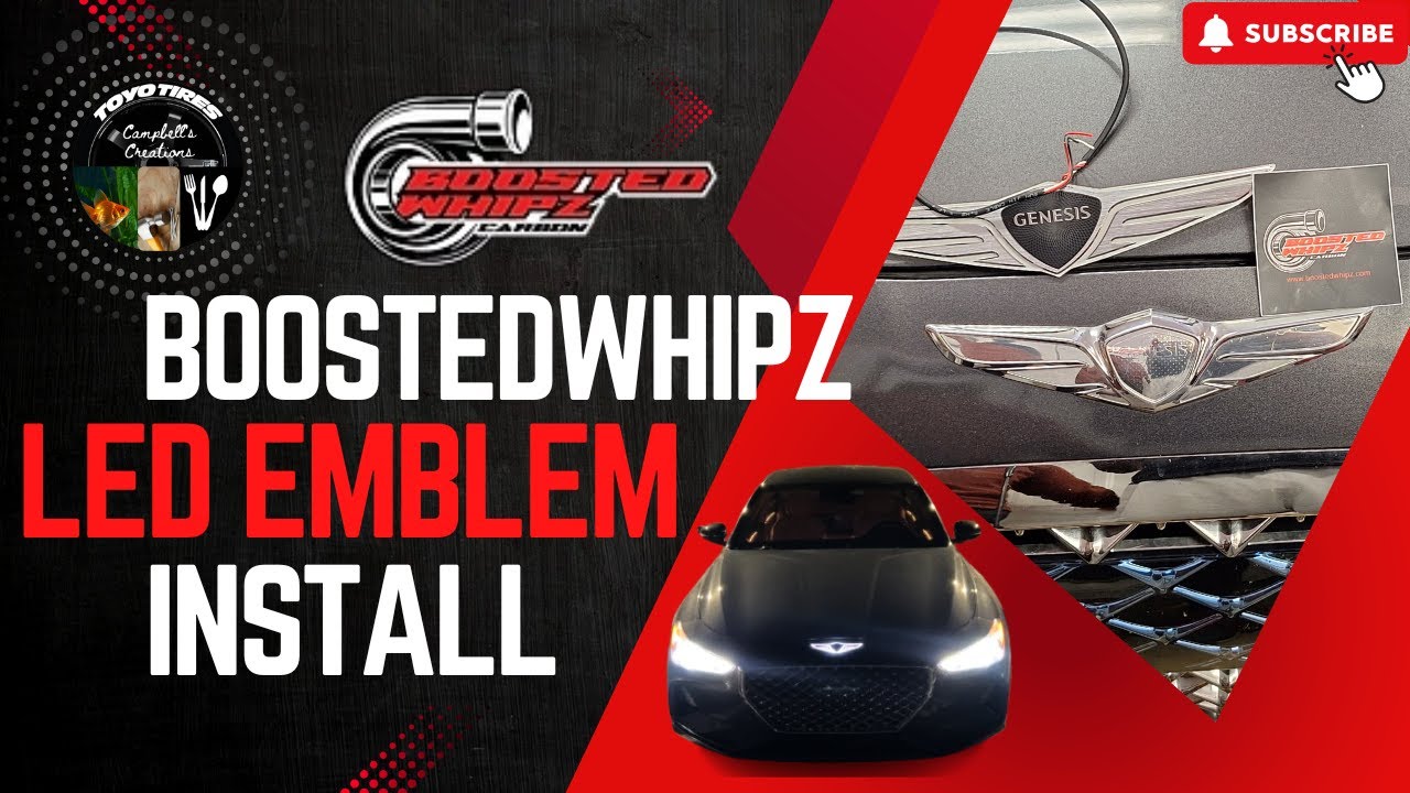 Boosted Whipz Genesis 2024+ LED Emblem Install DIY EASIEST WAY!!