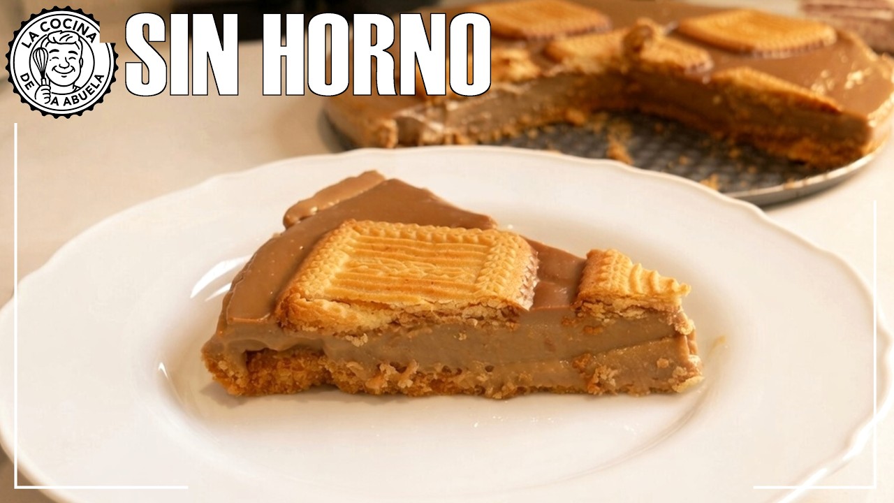 Con UN SOBRE de FLAN preparo una TARTA de CHOCOLATE FÁCIL y BARATA 🍰 | Sin Horno y Lista en Minutos