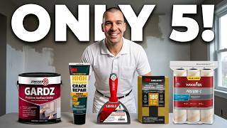 The Only 5 Drywall & Painting Materials & Tools You Will Ever Need!