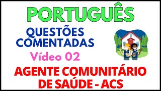 ✍️ AGENTE COMUNITÁRIO DE SAÚDE | SIMULADO DE PORTUGUÊS BÁSICO PARA CONCURSO PÚBLICO | Vídeo 02