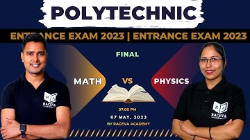 Flashback from Raceva Academy | Math vs Physics 2023 Live Class | Polytechnic Entrance Exam 2023