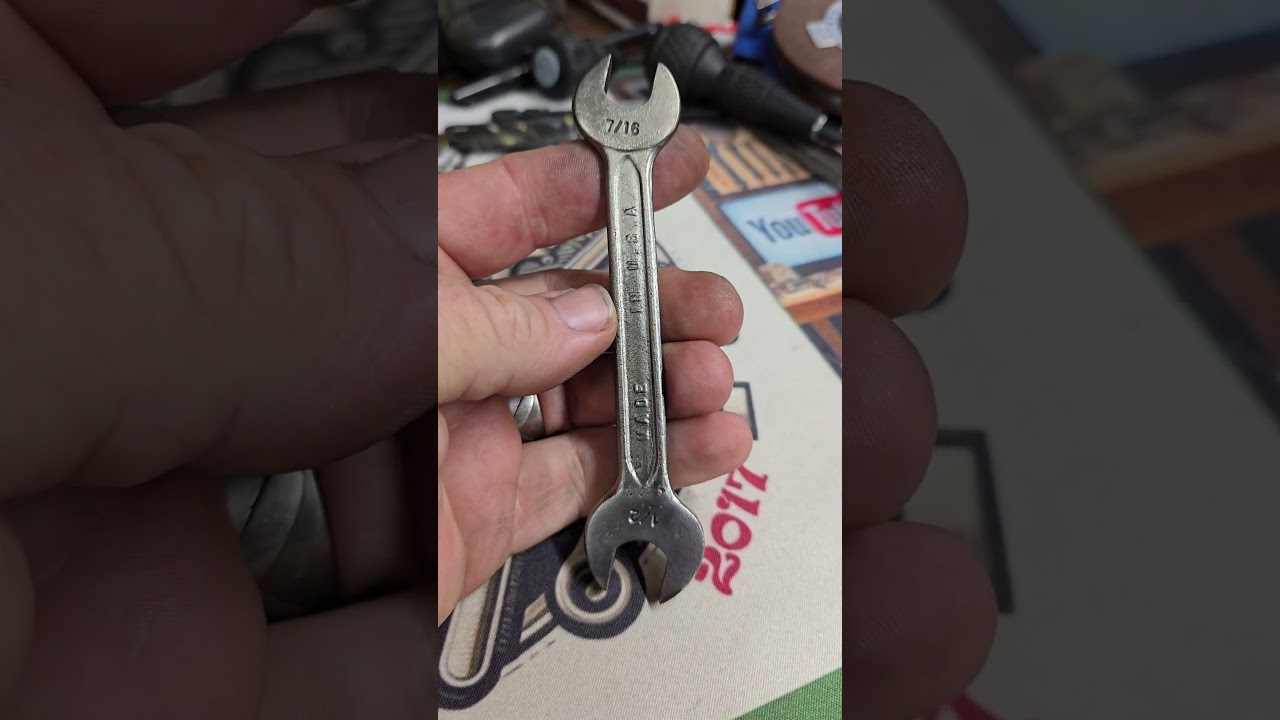 Двусторонний гаечный ключ Indestro P725 7/16 X 1/2 снова в рабочем состоянии 👍🍻