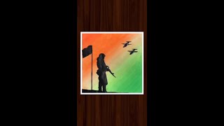 Independence day painting using soft pastels for beginners... #shorts #india #army screenshot 5