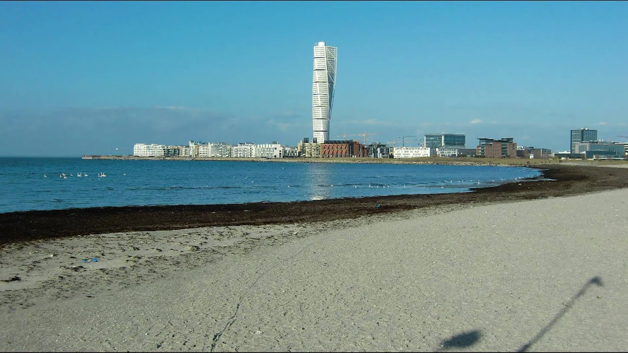 Western Harbour In Malmoe Sweden and Turning Torso