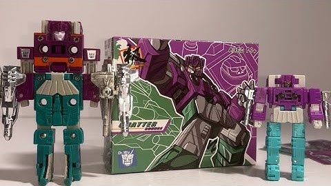 Dr Wu chatter source review. Transformers generation one squawkbox combining cassette g1  DW p51