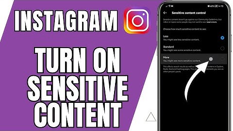How To Enable Sensitive Content on Instagram | iOS & Android