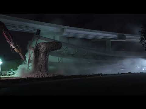 Highway Demolition - Pharr Texas Part 2 - video from Penhall