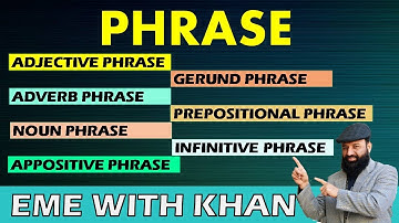phrase | types of phrase | what is phrase? All kinds of phrases explained with examples