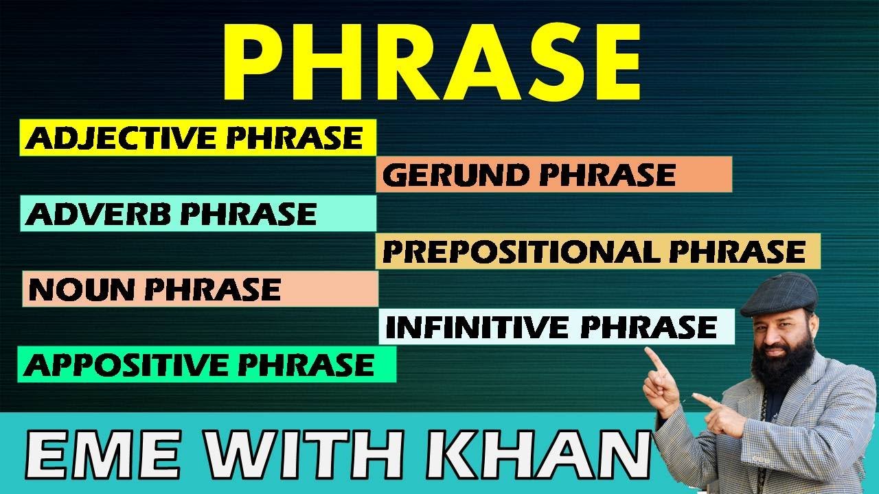 phrase | types of phrase | what is phrase? All kinds of phrases