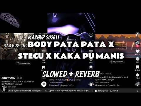 DJ BODY PATA PATA X STECU X KAKA PU MANIS || MASHUP INDO V4 STYLE MENGKANE SLOW BASS ‼️