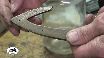 Finishing the Seaxknife sheath