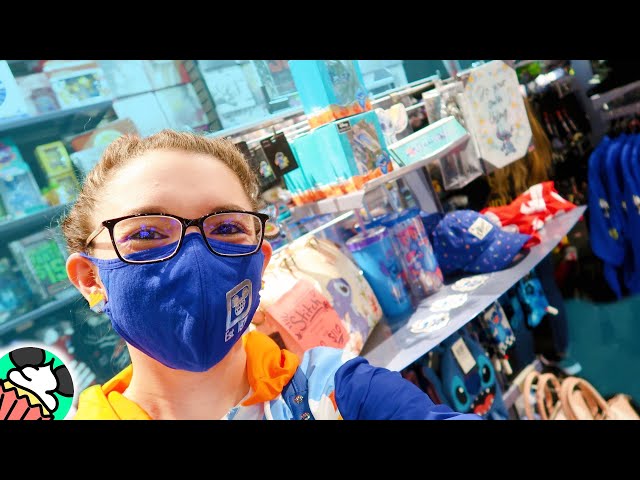 Shopping Disney Walmart for all the new Stitch merchandise! 