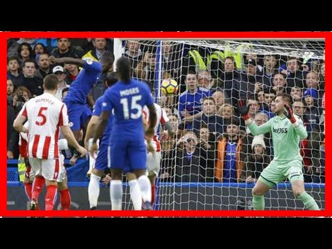 2017 en anglais Chelsea overwhelm Stoke 5-0