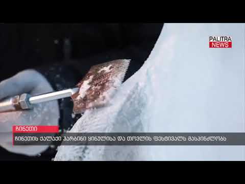 ჩინეთის ქალაქი ჰარბინი ყინულისა და თოვლის ფესტივალს მასპინძლობს