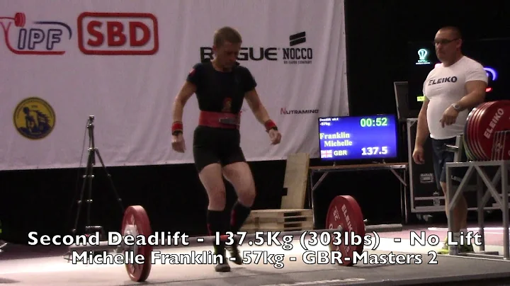 Michelle Franklin at the 2017 World Masters Champi...