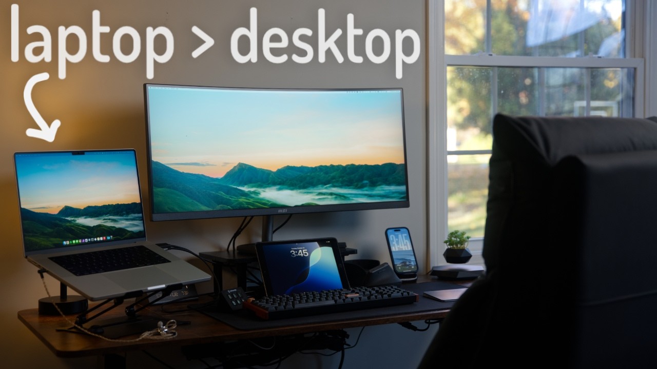 Why I chose a MacBook for my desk - M4 Max setup - YouTube