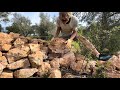 STARTING and FINISHING a RUSTIC DRY STONE WALL | #152