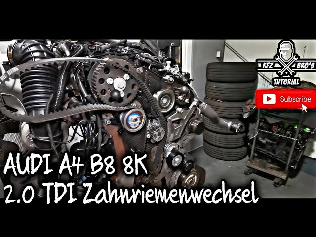 Zahnriemen wechseln - Audi A4 2.0 TDI [TUTORIAL] 