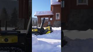 Yarbo Plow Blade in Action