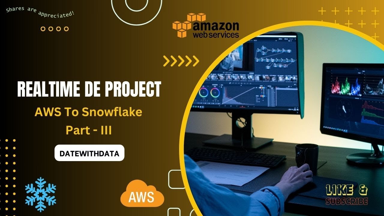 End-To-End Data Engineering Project | AWS & Snowflake | Part 3 - YouTube