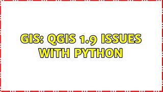 Celebrity GIS: Qgis 1.9 issues with python Profile