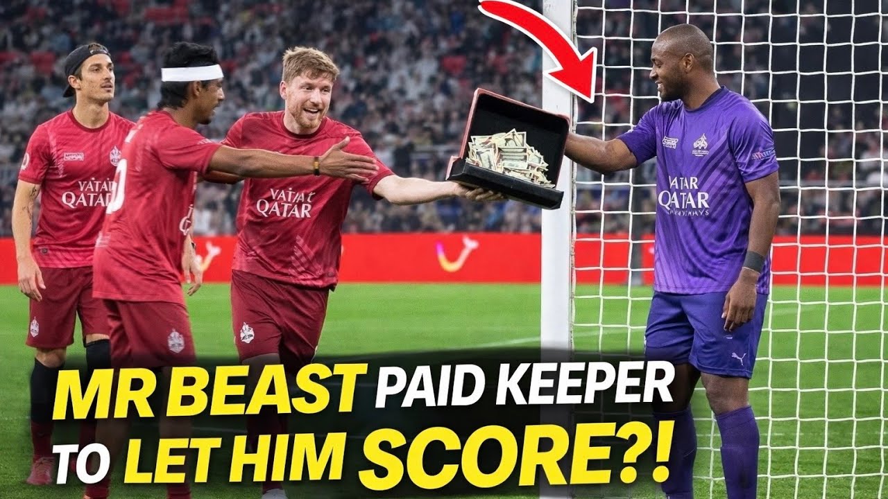 MrBeast Paid the Goalkeeper?! 😳 Match4Hope Qatar Penalty Drama EXPOSED