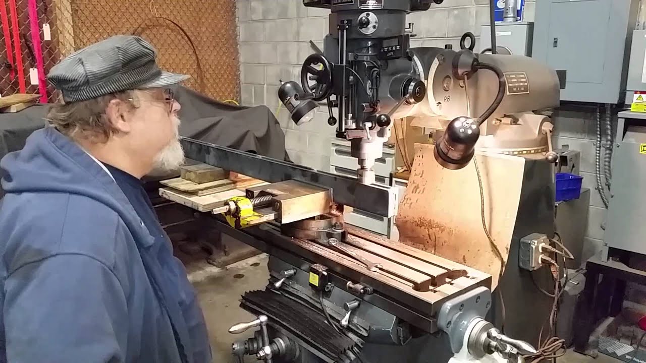 Milling machine at 557 restoration shop YouTube