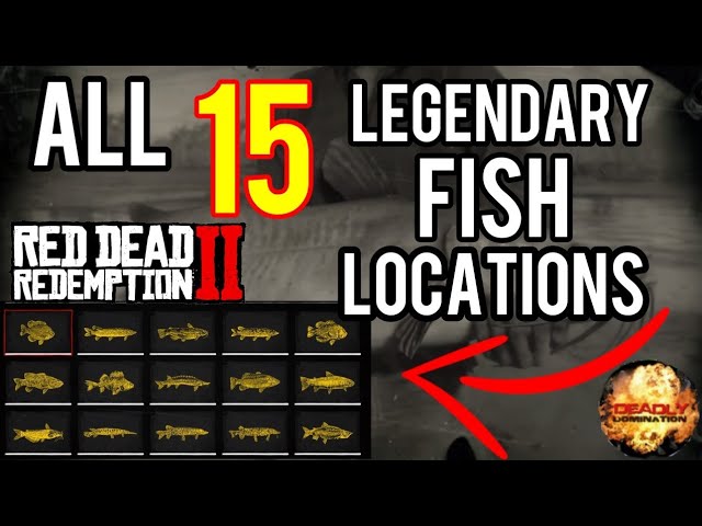 Find RDR2 Legendary Fish guide with maps - Polygon