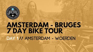 Amsterdam to Bruges Bike Tour | to Woerden | Day 1