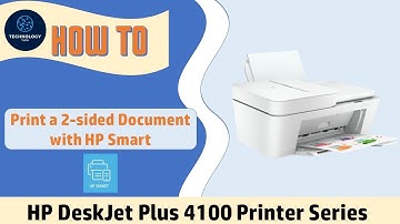 HP DeskJet Plus 4155 | 4120e : How to print a 2 sided document on HP Smart