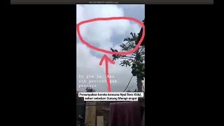 PENAMPAKAN KERETA KENCANA NYIRORO KIDUL SEHARI  SEBELUM GUNUNG BERAPI ERUPSI