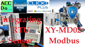 Integrating an XY MD02 Sensor with Modbus RTU into Click PLC