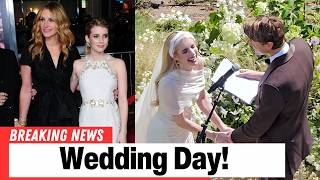 Julia Roberts Makes Rare Appearance at Emma Roberts' Wedding