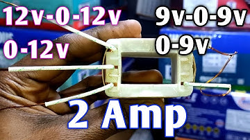 12-0-12 2Amp | 12 2Amp | 9-0-9 2amp 9 2amp Transformer Winding Data 23No.×1.5"@ELecTroNicalViKASH