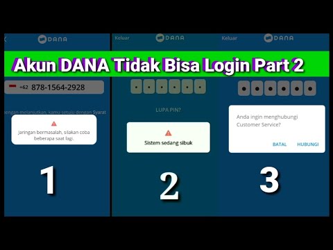 DANA Account Can't Login