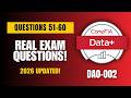 CompTIA Data+ (DA0-002) Exam-Style Practice Questions 2026 | Q51–60 (With Explanations)