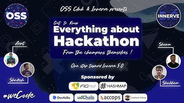 Everything About Hackathon - #weCode | Innerve 5.0 | AIT OSS Club | Watch from 28:09